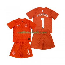 Maillot de Foot Everton FC Pickford 1 Gardien Troisième 2025-26 - Enfant